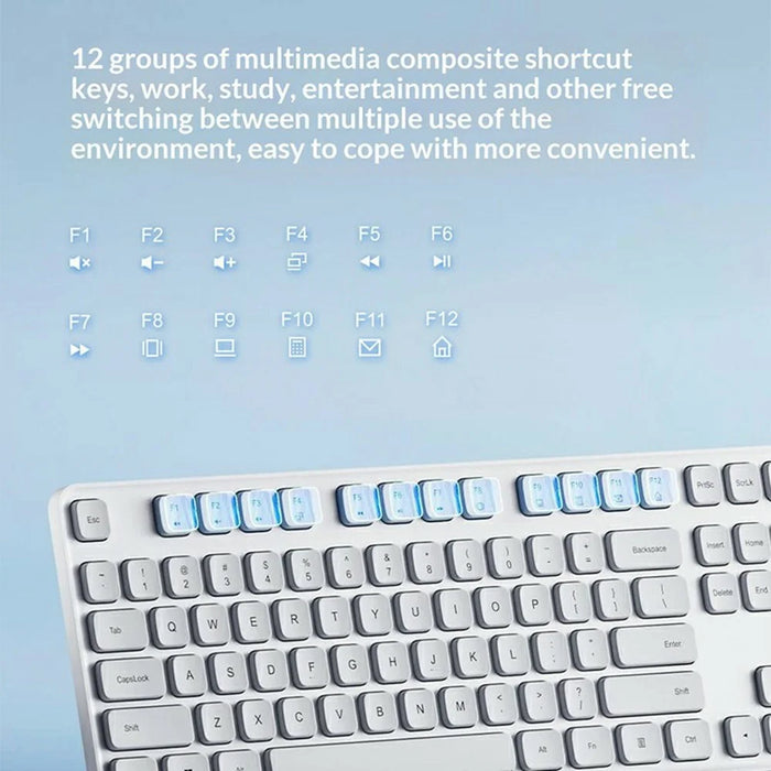 XIAOMI WXJS03YM 104-Key Wireless Keyboard and 1000DPI Mouse Combo Set for Home Office (Chinese Version) - Black - 2