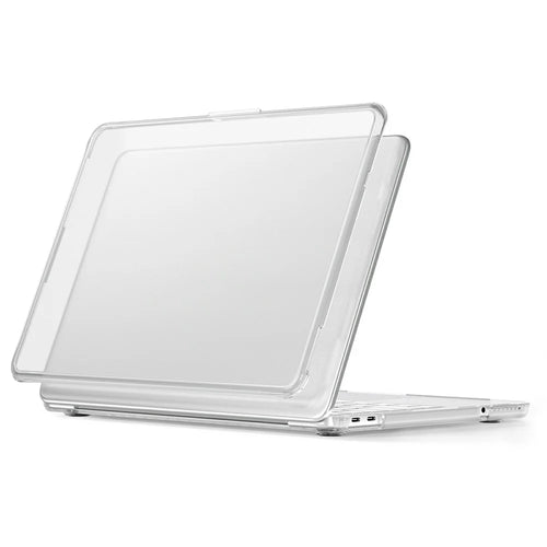 For MacBook Neo 13 inch (2026) Drop Proof Protective Case Matte PC + TPU Laptop Cover - Transparent - 1