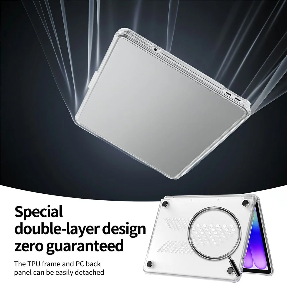 For MacBook Neo 13 inch (2026) Drop Proof Protective Case Matte PC + TPU Laptop Cover - Transparent - 2
