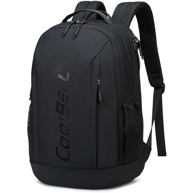 COOLBELL 8330 Outdoor Travel Large Capacity Backpack for Men 24L Waterproof Business Laptop Bag - Black - 1