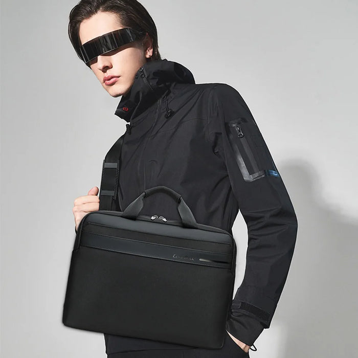 COOLBELL CB-2133 Business Laptop Bag for 15.6 inch Notebook Waterproof Briefcase Messenger Bag - Black - 4