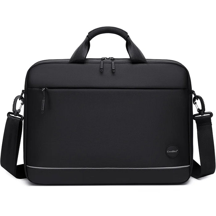COOLBELL CB-2137 Laptop Bag for 15.6 inch Notebook Business Briefcase Waterproof Messenger Bag - Black - 1