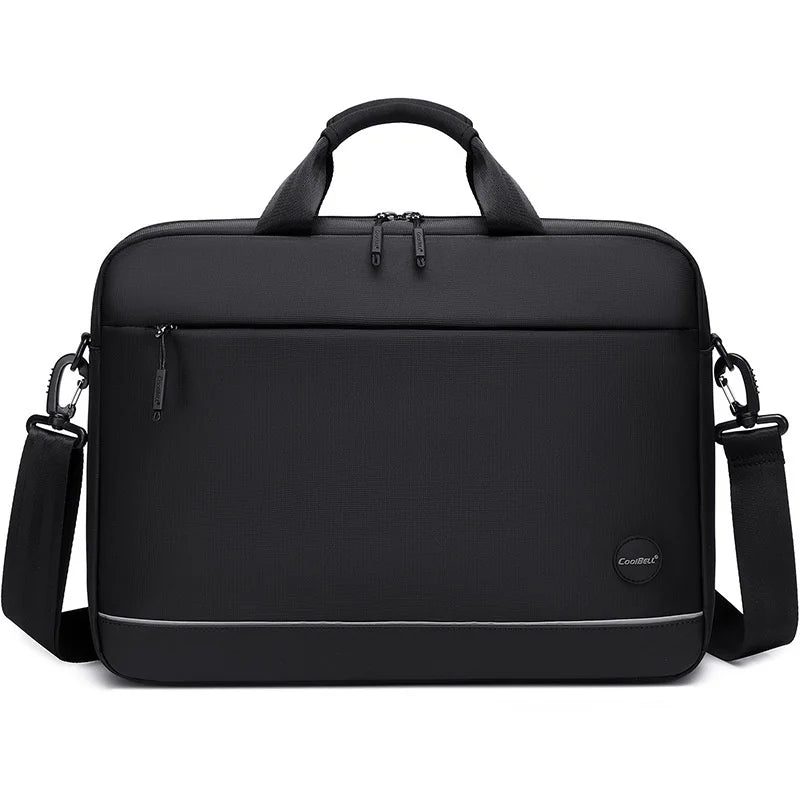 COOLBELL CB-2137 Laptop Bag for 15.6 inch Notebook Business Briefcase Waterproof Messenger Bag - Black - 1