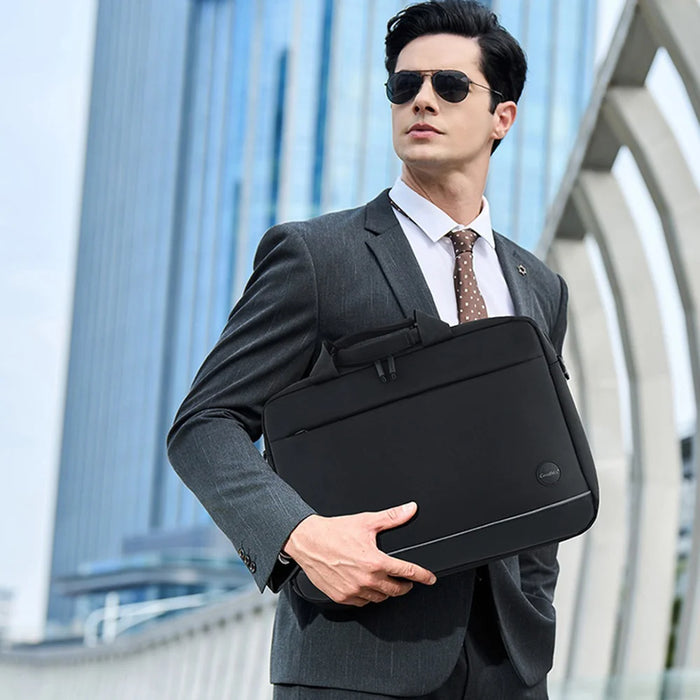 COOLBELL CB-2137 Laptop Bag for 15.6 inch Notebook Business Briefcase Waterproof Messenger Bag - Black - 4