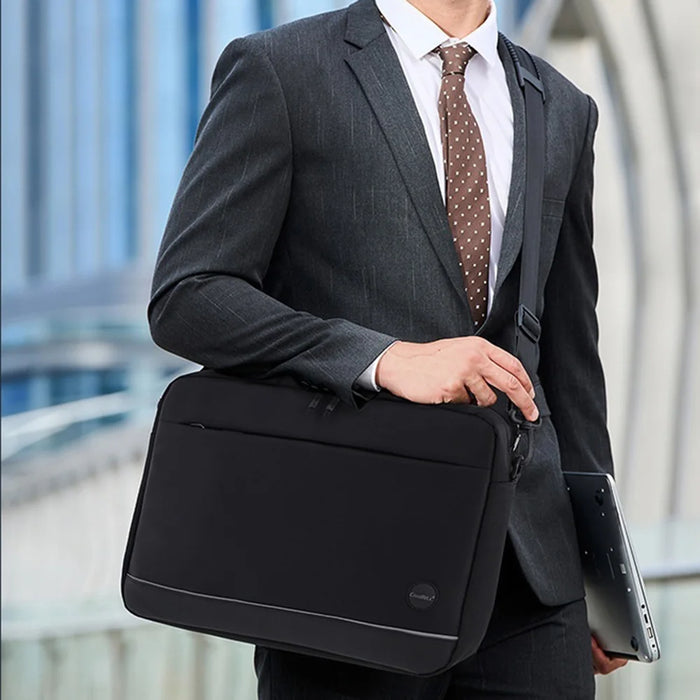 COOLBELL CB-2137 Laptop Bag for 15.6 inch Notebook Business Briefcase Waterproof Messenger Bag - Black - 6