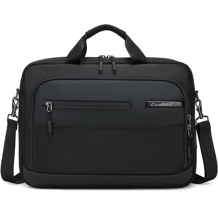COOLBELL CB-2135 Shockproof Shoulder Bag for 15.6 inch Laptop Waterproof Business Notebook Briefcase - 2135 Black - 1