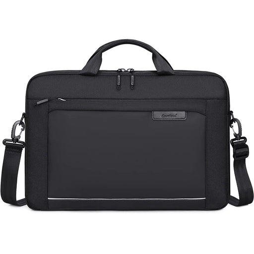 COOLBELL CB-2138 Waterproof Laptop Messenger Bag for 17.3 Inch Notebook Business Briefcase with Shoulder Strap - Black - 1