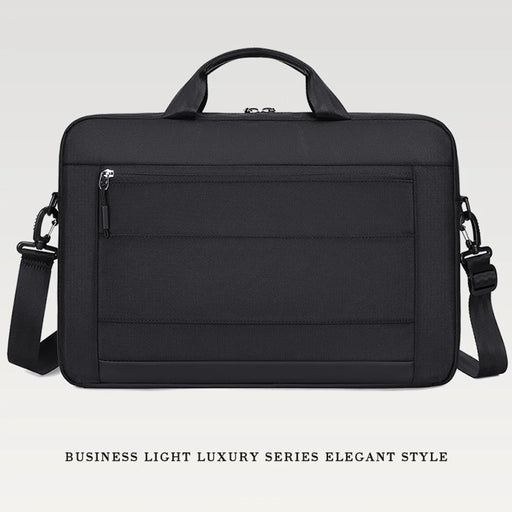 COOLBELL CB-2138 Waterproof Laptop Messenger Bag for 17.3 Inch Notebook Business Briefcase with Shoulder Strap - Black - 2