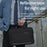 COOLBELL CB-2138 Waterproof Laptop Messenger Bag for 17.3 Inch Notebook Business Briefcase with Shoulder Strap - Black - 4