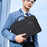 COOLBELL CB-2138 Waterproof Laptop Messenger Bag for 17.3 Inch Notebook Business Briefcase with Shoulder Strap - Black - 7