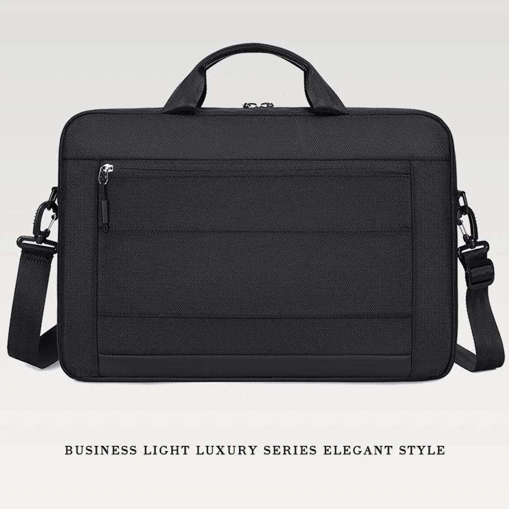 COOLBELL CB-2138 13.3 Inch Laptop Bag Waterproof Business Notebook Carrying Briefcase with Shoulder Strap - Black - 2
