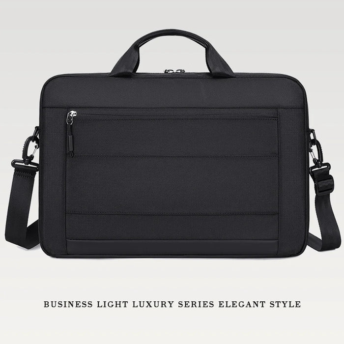 COOLBELL CB-2138 13.3 Inch Laptop Bag Waterproof Business Notebook Carrying Briefcase with Shoulder Strap - Black - 2