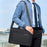 COOLBELL CB-2138 13.3 Inch Laptop Bag Waterproof Business Notebook Carrying Briefcase with Shoulder Strap - Black - 4