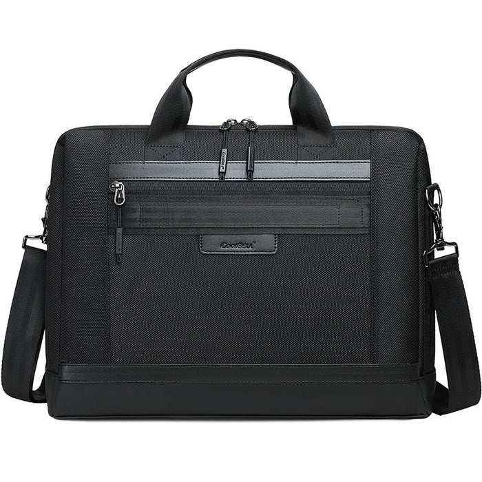 COOLBELL CB-2136 15.6 Inch Laptop Bag Men Business Briefcase Waterproof Notebook Carrying Bag - Black - 1