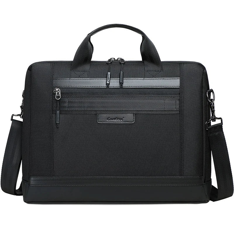 COOLBELL CB-2136 15.6 Inch Laptop Bag Men Business Briefcase Waterproof Notebook Carrying Bag - Black - 1