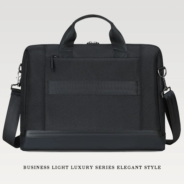 COOLBELL CB-2136 15.6 Inch Laptop Bag Men Business Briefcase Waterproof Notebook Carrying Bag - Black - 3