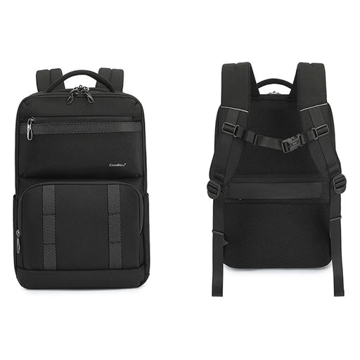 COOLBELL 8279 Large Capacity Waterproof Men Business Backpack 15.6 Inch Laptop Bag with USB+Type-C External Charging Ports - Black - 2