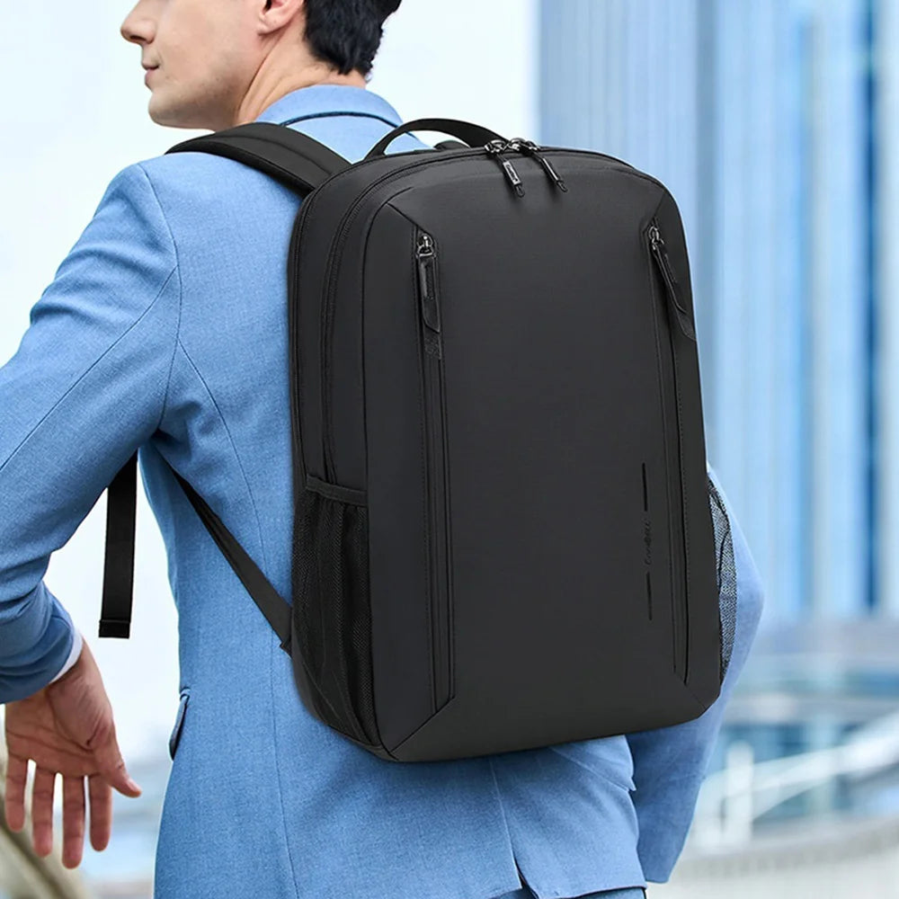 COOLBELL 8319 20L Business Laptop Backpack 15.6 Inch Notebook Carrying Shoulder Bag Waterproof Travel Backpack for Men - Black - 4