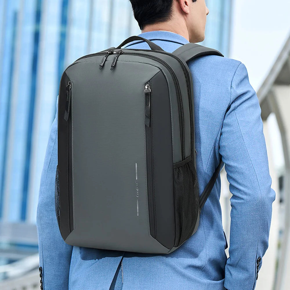 COOLBELL 8319 20L Business Laptop Backpack 15.6 Inch Notebook Carrying Shoulder Bag Waterproof Travel Backpack for Men - Black - 6
