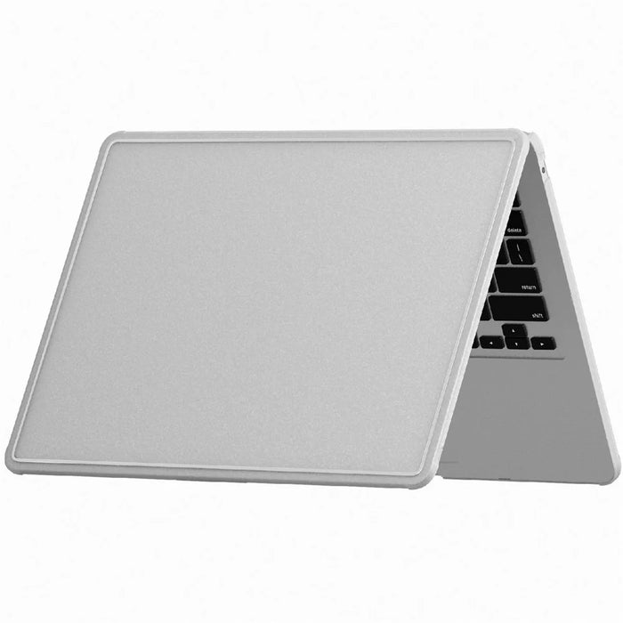 For MacBook Air 13 inch (2026) / (2025) / (2024) / (2022) Protective Case Matte PC Hard Shell Laptop Cover - White - 4