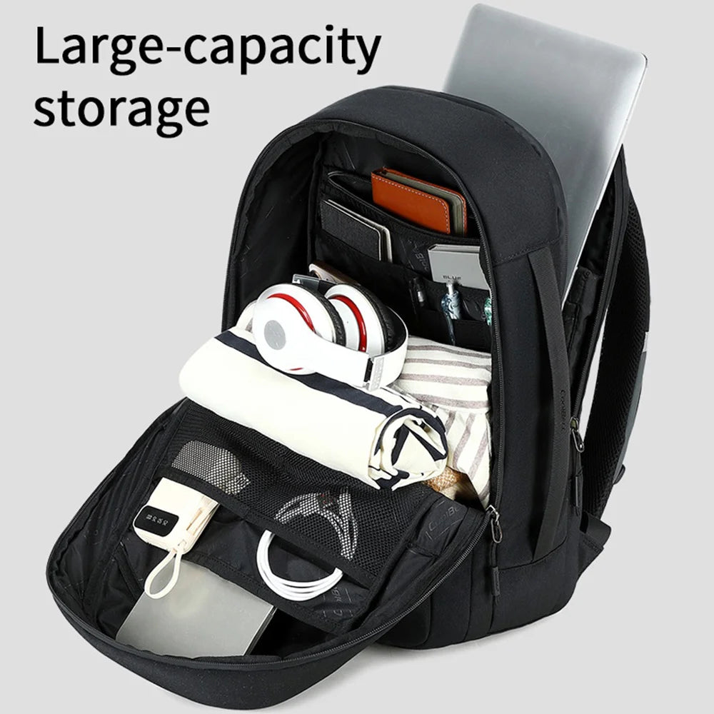 COOLBELL CB-8317 Business Backpack for 15.6 Inch Laptop Waterproof Travel Shoulder Bag with Reflective Strips - Black - 4