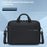 COOLBELL CB-2132 Business Laptop Bag for 15.6 Inch Notebook Waterproof Briefcase Messenger Bag with Trolley Strap - Black - 7