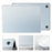 Protective Case for MacBook Air 13 inch (2026) / (2025) / (2024) / (2022) Drop Proof Matte PC + TPU Laptop Cover - Transparent - 6