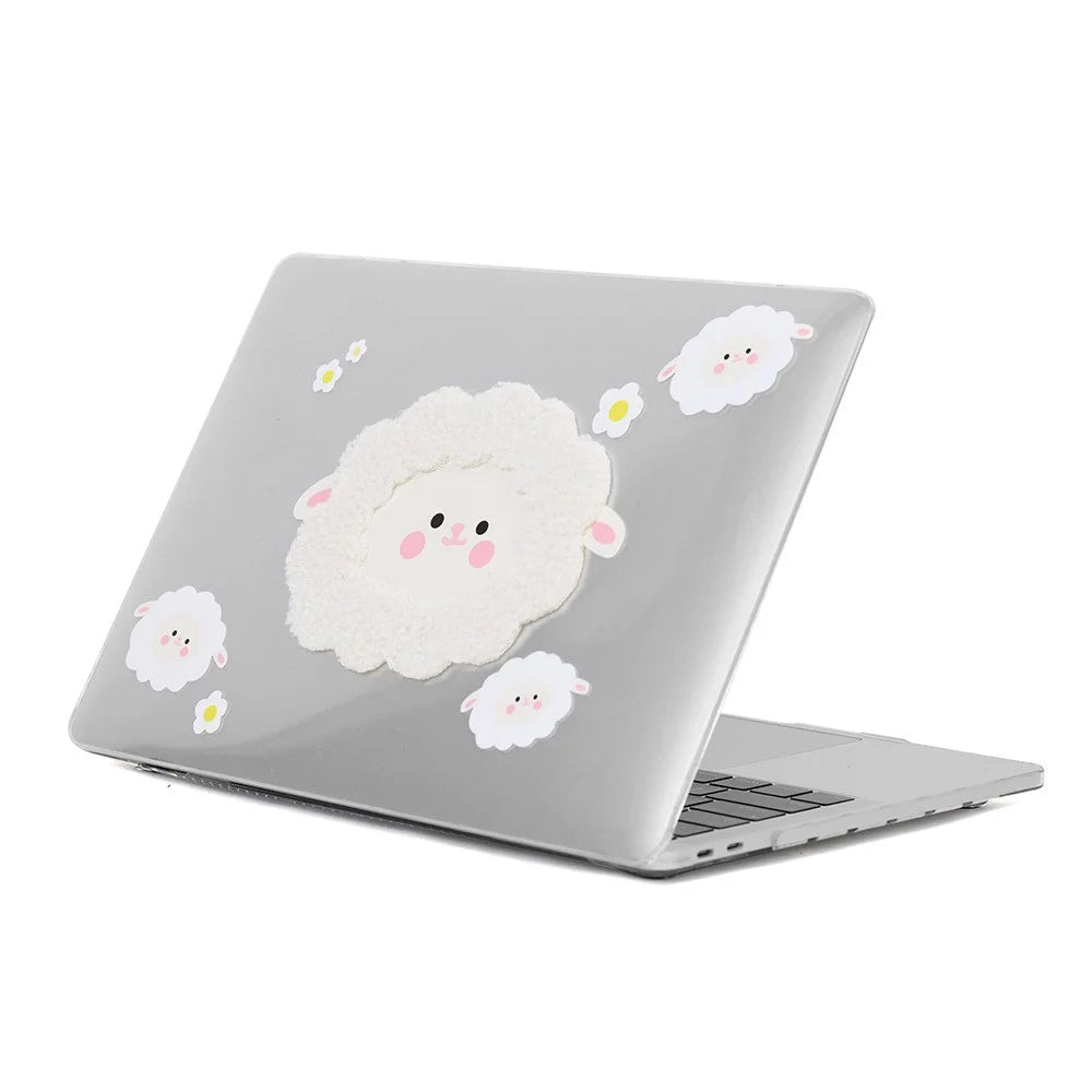 For MacBook Air 13 inch (2020) DIY Laptop Case Hard PC Protective Cover - Sheep - 1