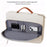 C108 Laptop Handheld Bag for 15-16.1 inch Notebook Retractable Handle Waterproof Business Protective Sleeve Bag Multi-Pocket Shockproof Carrying Case - Beige - 7