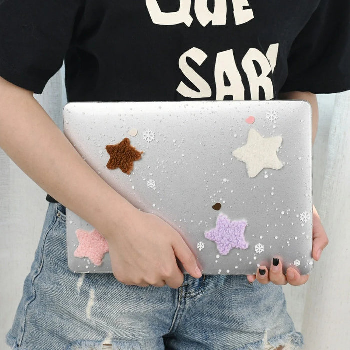 For MacBook Neo 13 inch (2026) Case Pattern DIY Hard PC Shell Laptop Protective Cover - Stars - 3