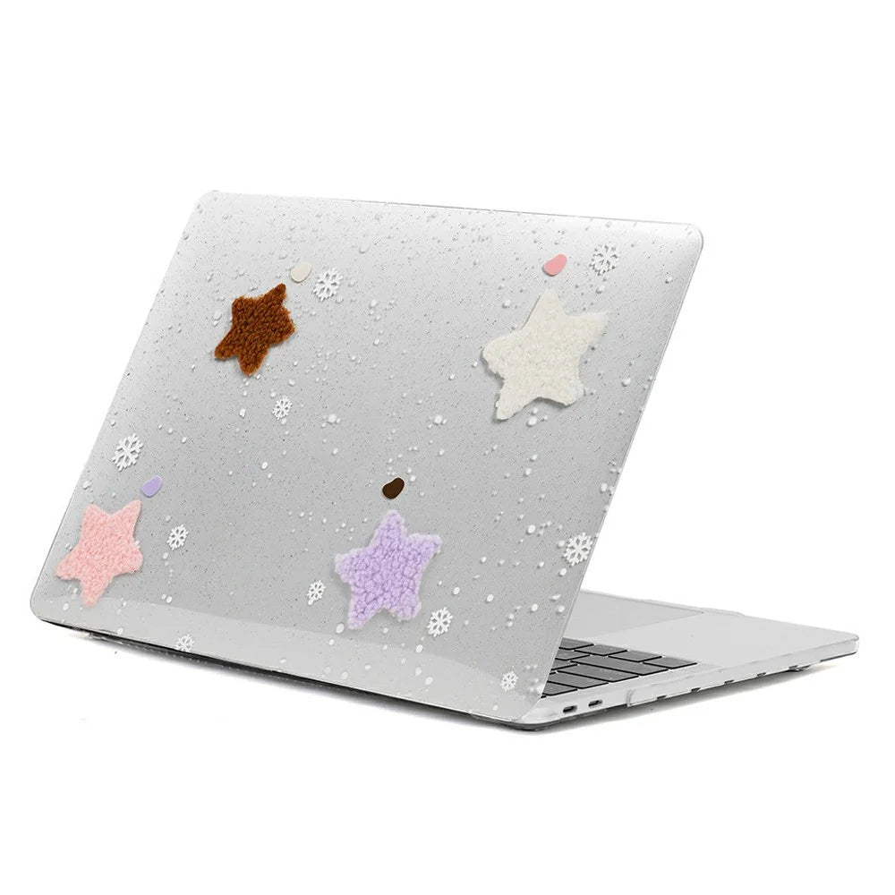 For MacBook Air 13 inch (2020) Case Pattern DIY Hard PC Shell Laptop Protective Cover - Stars - 1