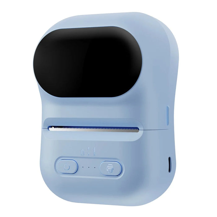 P5 Mini Bluetooth-compatible Thermal Label Printer Portable 203DPI Wireless Label Maker for iOS Android - Blue - 2
