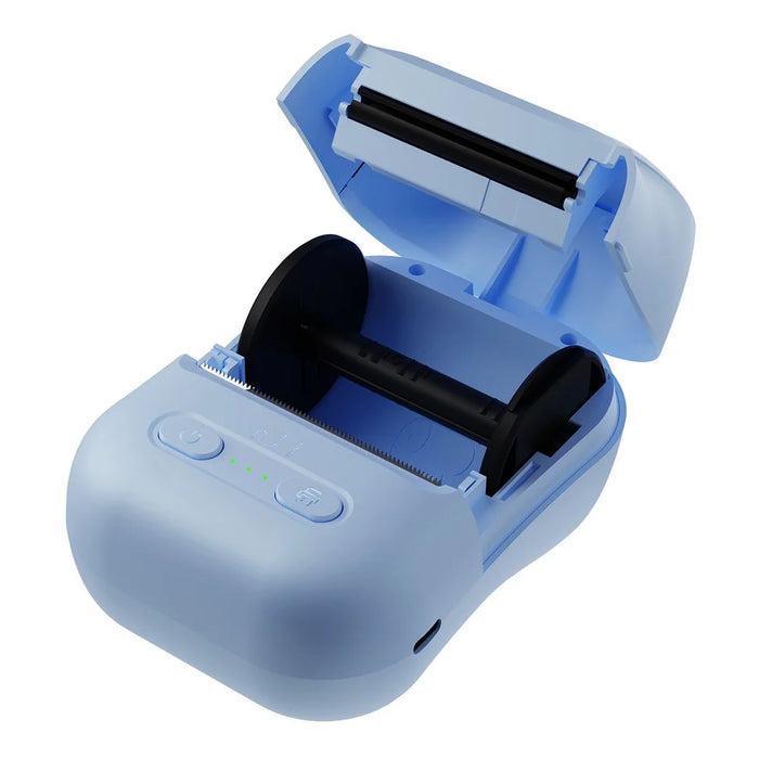 P5 Mini Bluetooth-compatible Thermal Label Printer Portable 203DPI Wireless Label Maker for iOS Android - Blue - 4