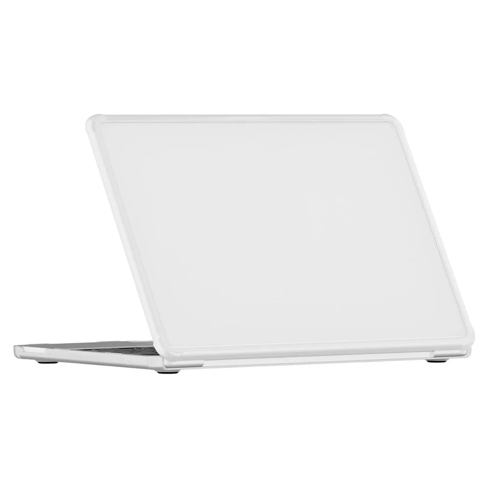 For MacBook Neo 13 inch (2026) Case Ultra Thin PC TPU Hard Shell Cover with Reinforced Corners - White - 1
