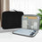 Laptop Bag for 15.6 Inch Notebook Tablet Computer Portable Carrying Case Multi-Pocket Storage Organizer Bag - Black - 5