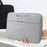 Laptop Bag for 13.3 inch Notebook 180 Degree Fully Opening Handle Business Style Computer Handbag with Front-Zip Pocket - Grey - 4