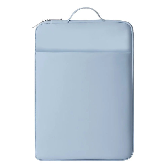 Multi-Function Laptop Sleeve Bag for 11-13 inch Notebook Tablet Portable Handle Waterproof Shockproof Storage Case - Blue - 1