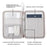 Laptop Sleeve Bag for 13.3 inch Tablet 180-degree Full Opening Portable Storage Organizer with Mouse Pad Function - Grey - 4