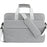 Crossbody Laptop Bag for 17 inch Notebook Magic Tape Closure Large Capacity Computer Tablet Bag with Adjustable Strap - Grey - 1