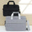 Crossbody Laptop Bag for 17 inch Notebook Magic Tape Closure Large Capacity Computer Tablet Bag with Adjustable Strap - Grey - 5
