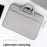 Portable Laptop Bag 11.6-12.5 inch Oxford Fabric Waterproof Computer Case Protective Sleeve - Grey - 3