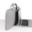 Portable Laptop Bag 11.6-12.5 inch Oxford Fabric Waterproof Computer Case Protective Sleeve - Grey - 4