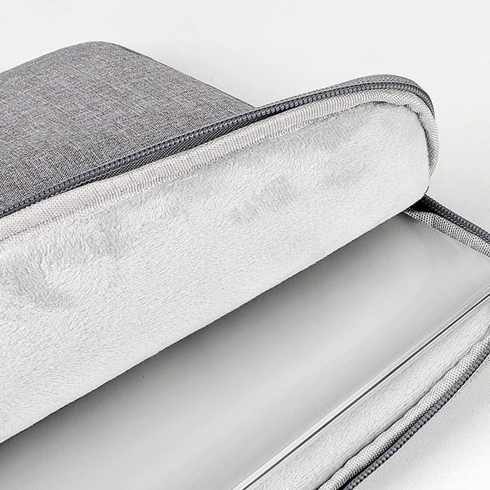 Portable Laptop Bag 11.6-12.5 inch Oxford Fabric Waterproof Computer Case Protective Sleeve - Grey - 5