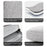 Portable Laptop Bag 11.6-12.5 inch Oxford Fabric Waterproof Computer Case Protective Sleeve - Grey - 6