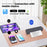 X8 Portable A4 Thermal Printer 203DPI Inkless Bluetooth-compatible / USB Connection for Home Office - Black - 4