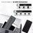 X8 Portable A4 Thermal Printer 203DPI Inkless Bluetooth-compatible / USB Connection for Home Office - Black - 5