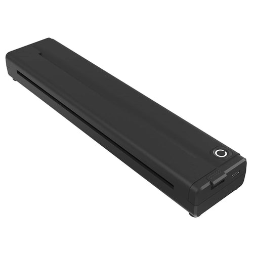X9 Portable A4 Thermal Printer Bluetooth-compatible / USB Connection 203DPI Inkless Printer for Home Office - Black - 1
