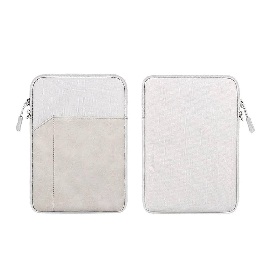 ND00S Portable Sleeve Case Shockproof Bag Cover with Pen Pocket for iPad Air/Pro 9.7-10.8 Inch Tablet - Dark Grey - 6