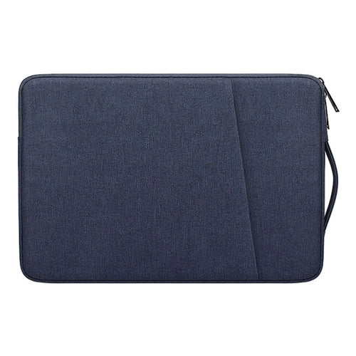 ND01D Handheld Felt Laptop Bag Protective Case for 15.6-inch Notebook - Navy Blue - 1