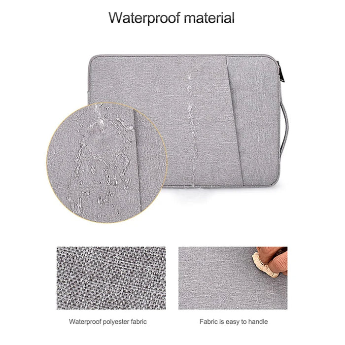 ND01D Handheld Felt Laptop Bag Protective Case for 15.6-inch Notebook - Navy Blue - 5